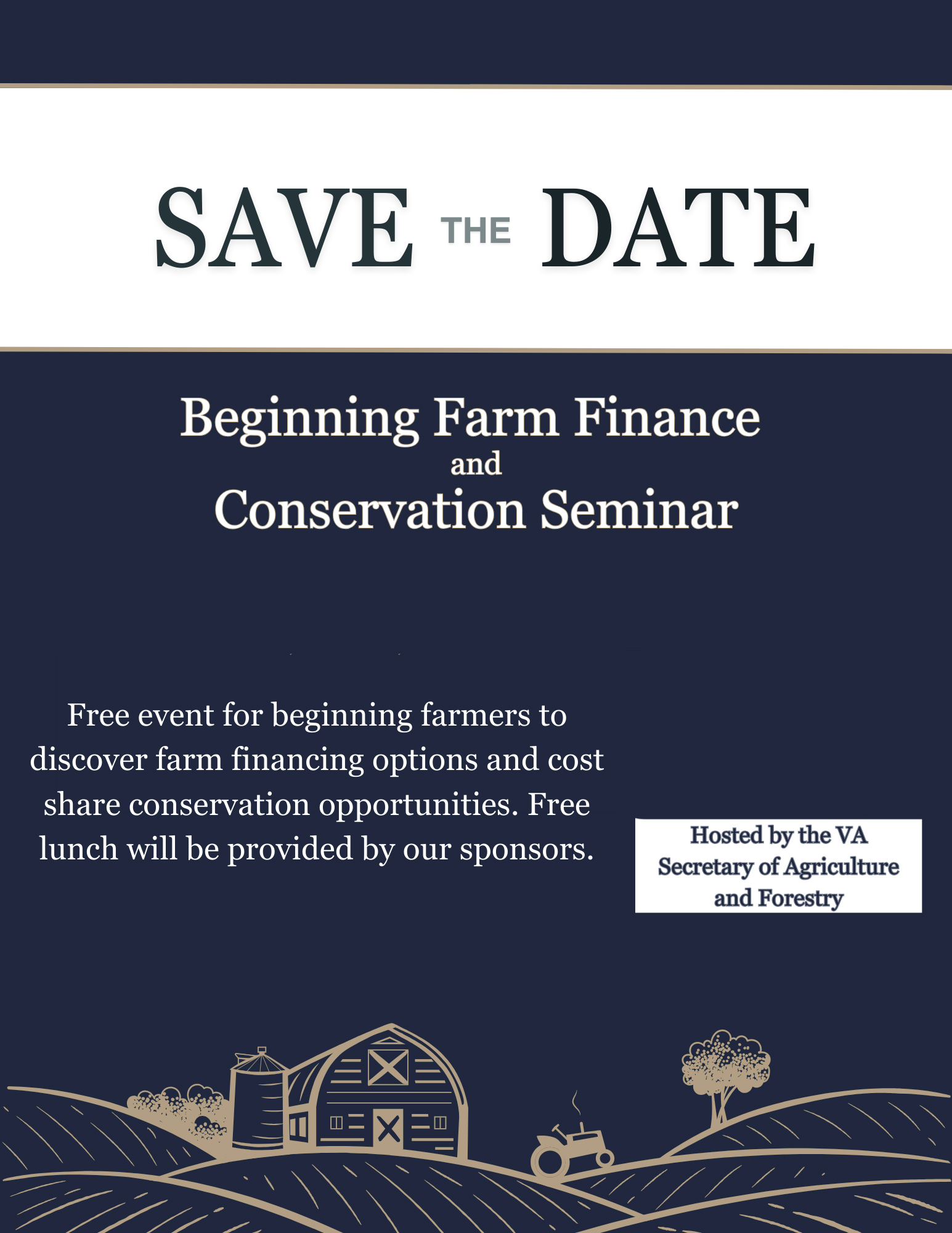 農場研討會通用藍色